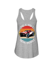 Desert racing vintage Ladies Flowy Tank tile
