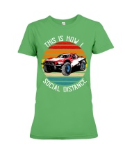 Desert racing vintage Premium Fit Ladies Tee tile