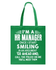 HR Manager Tote Bag tile