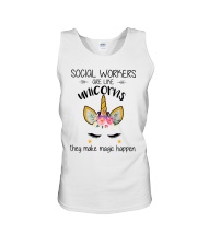 Social Workers are like Unicorns Unisex Tank tile