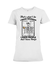 Skull Bourbon Premium Fit Ladies Tee tile