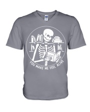 You make me feel alive V-Neck T-Shirt tile