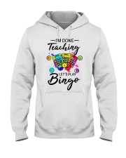 Teaching Bingo Hooded Sweatshirt tile