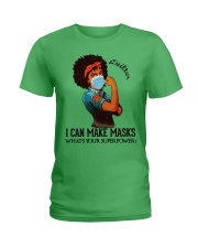 Quilters - I can make masks Ladies T-Shirt tile