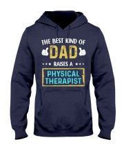 The best kind of Dad raises a Physical Therapist Hooded Sweatshirt tile
