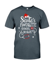 Santa's favorite School Nurse Classic T-Shirt tile