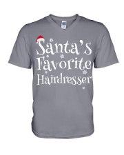 Hairdresser V-Neck T-Shirt tile