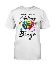 Adulting Bingo Classic T-Shirt tile
