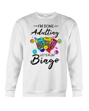 Adulting Bingo Crewneck Sweatshirt tile