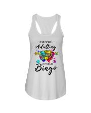 Adulting Bingo Ladies Flowy Tank tile