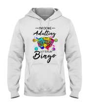 Adulting Bingo Hooded Sweatshirt tile