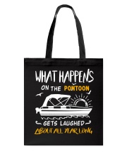 What happens pontoon Tote Bag tile