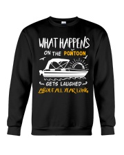 What happens pontoon Crewneck Sweatshirt tile