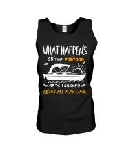 What happens pontoon Unisex Tank tile