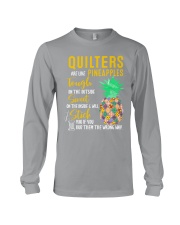 Quilters are like pineapples Long Sleeve Tee tile