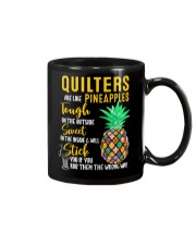 Quilters are like pineapples Mug tile