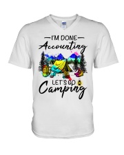 Accounting V-Neck T-Shirt tile