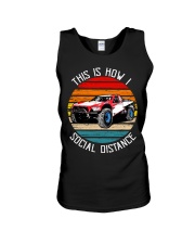 Desert racing vintage Unisex Tank tile