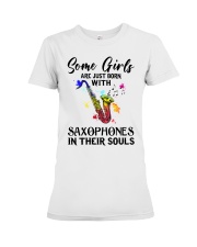Saxophone Premium Fit Ladies Tee tile