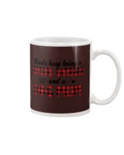 Social Worker and Dog mom Mug tile