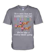 Harness Racing V-Neck T-Shirt tile