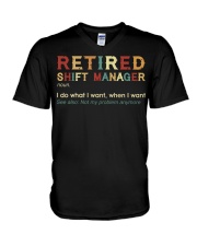 Shift Manager V-Neck T-Shirt tile