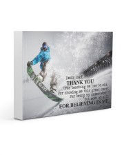 Thank you dad - Snowboarding Gallery Wrapped Canvas Prints tile