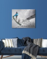 Thank you dad - Snowboarding 20x16 Gallery Wrapped Canvas Prints aos-canvas-pgw-20x16-lifestyle-front-06