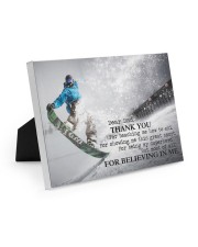 Thank you dad - Snowboarding 10x8 Easel-Back Gallery Wrapped Canvas thumbnail