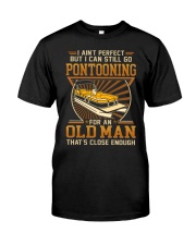 Old man go pontooning Classic T-Shirt tile