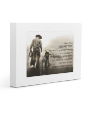 Thank you dad - Horse riding Gallery Wrapped Canvas Prints tile