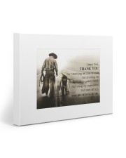 Thank you dad - Horse riding 20x16 Gallery Wrapped Canvas Prints front