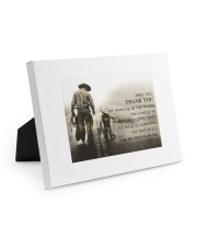 Thank you dad - Horse riding Easel-Back Gallery Wrapped Canvas tile