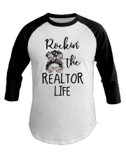 Rockin the realestate life Baseball Tee tile