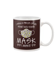 I sew a piece of my heart into every Mask I make Mug tile