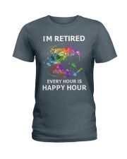 Happy fishing Ladies T-Shirt tile