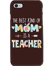 THE BEST KIND OF MOM IS A TEACHER Phone Case tile