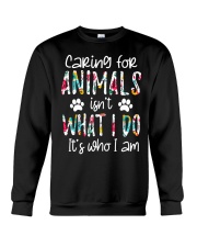 RESCUE CARING FOR ANIMAL Crewneck Sweatshirt tile