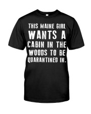 Maine girl Classic T-Shirt front