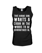 Maine girl Unisex Tank tile