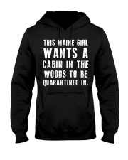 Maine girl Hooded Sweatshirt tile