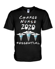 Charge Nurse V-Neck T-Shirt tile