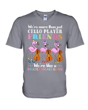 Cello Friends V-Neck T-Shirt tile