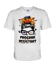 Program Assistant V-Neck T-Shirt tile