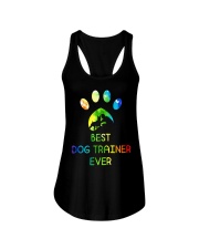 Best Dog Trainer Ever Ladies Flowy Tank tile