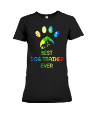 Best Dog Trainer Ever Premium Fit Ladies Tee tile