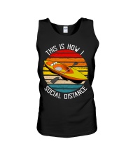 Kayak vintage Unisex Tank tile
