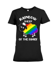 Rainbow sheep Premium Fit Ladies Tee tile