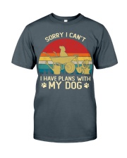 garden and dog Classic T-Shirt tile