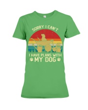 garden and dog Premium Fit Ladies Tee tile